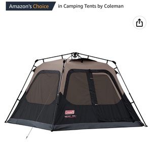 Coleman tent. Sleeps 4